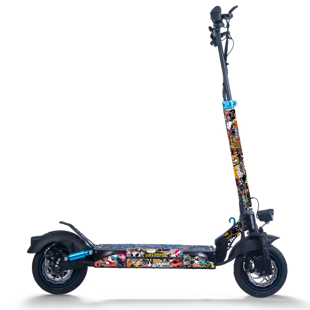 Vinilo patinete smartGyro Sticker Bomb