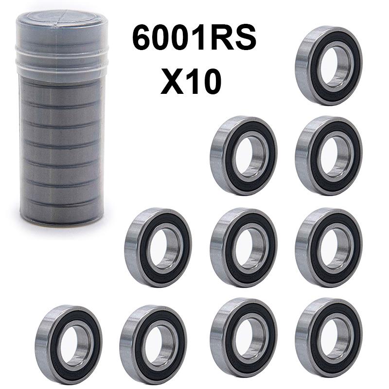 Repuestos / Rodamientos de bolas 6001RS - 10uds