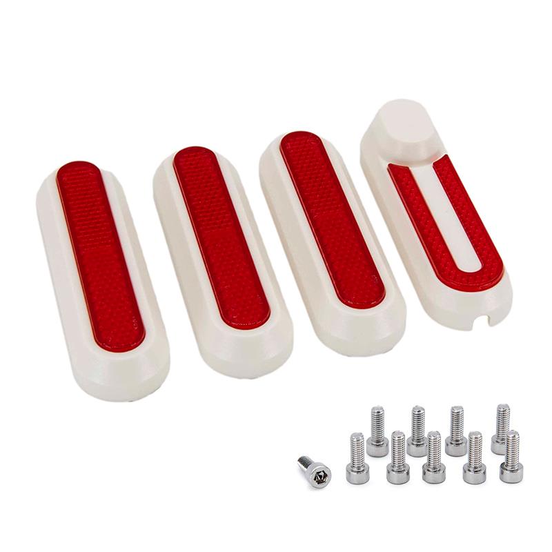 CatadiÃ³ptrico blanco con reflector rojo para Xiaomi