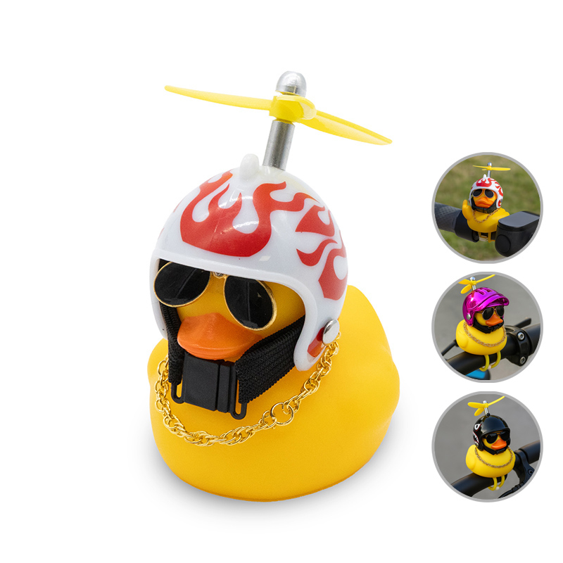 [EWF474] PTO-006 Pato casco hélice fuego