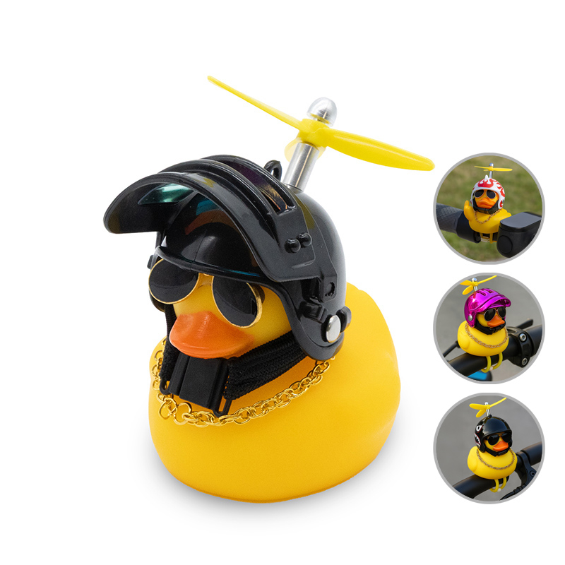 [EWF937] PTO-008 Pato casco hélice negro